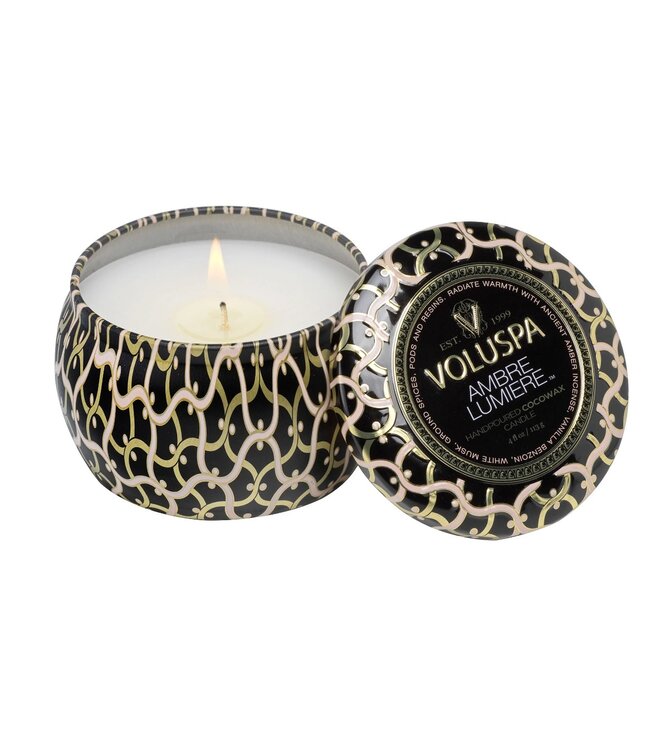 Voluspa Ambre Lumiere Mini Tin