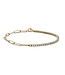 Simply Elegant Boutique 7" Box Bracelet w/ Paperclip Chain 14KT-1.00CTW (L)