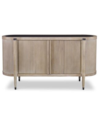 Tambour Cabinet Natural Wash