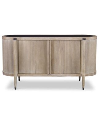 Uttermost Tambour Cabinet Natural Wash