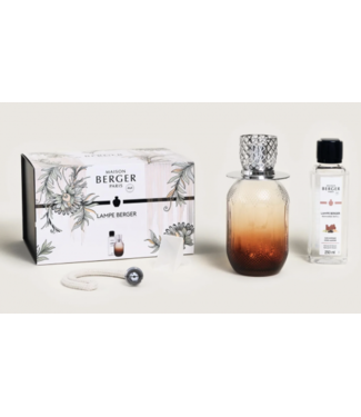 Maison Berger Evanescence Fragrance Lamp Gift Set - Mystic Leather/Fawn