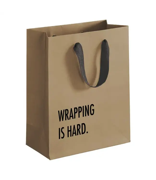 Wrapping Is Hard Holiday Gift Bag