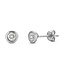 Simply Elegant Boutique Bezel Stud Earring 14KT-0.38CTW
