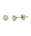 Simply Elegant Boutique Bezel Stud Earring 14KT-0.25CTW