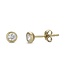 Simply Elegant Boutique Bezel Stud Earring 14KT-0.25CTW