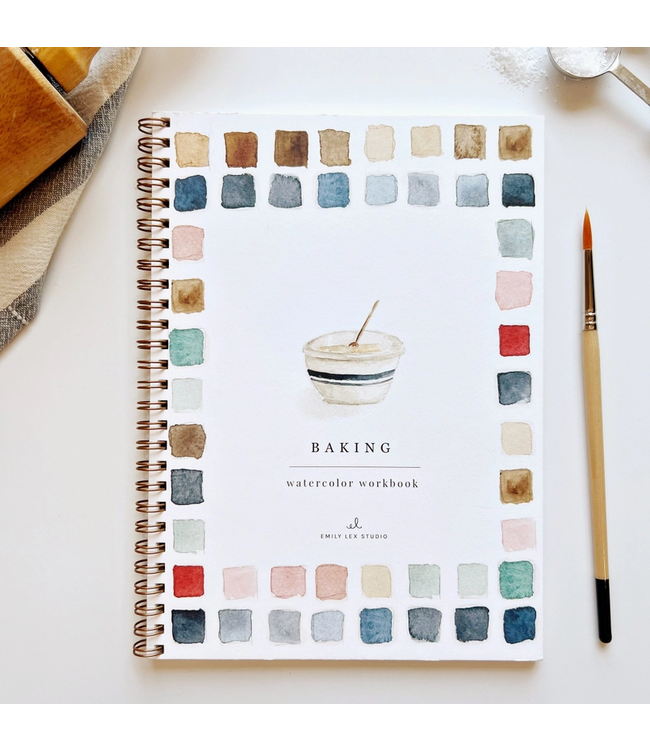 Emily Lex Studio Baking Watercolor Workbook