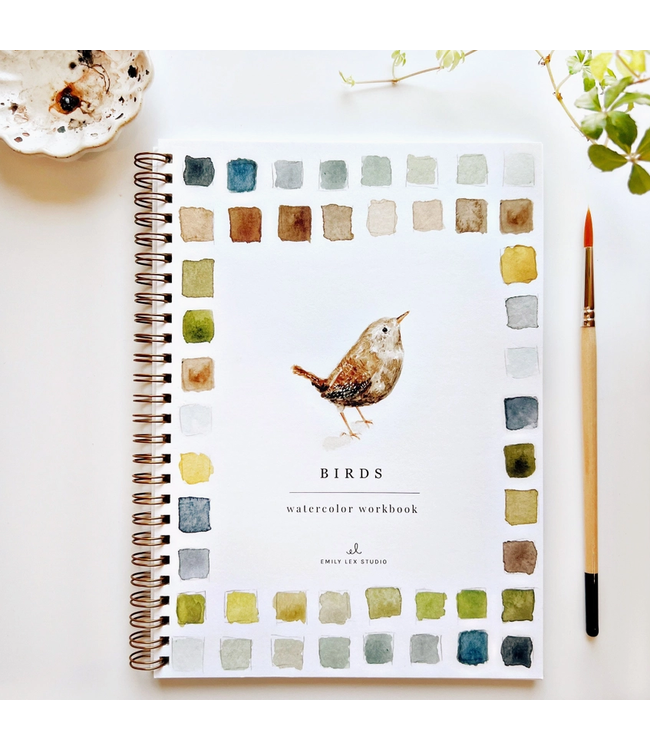 Emily Lex Studio Birds Watercolor Workbook