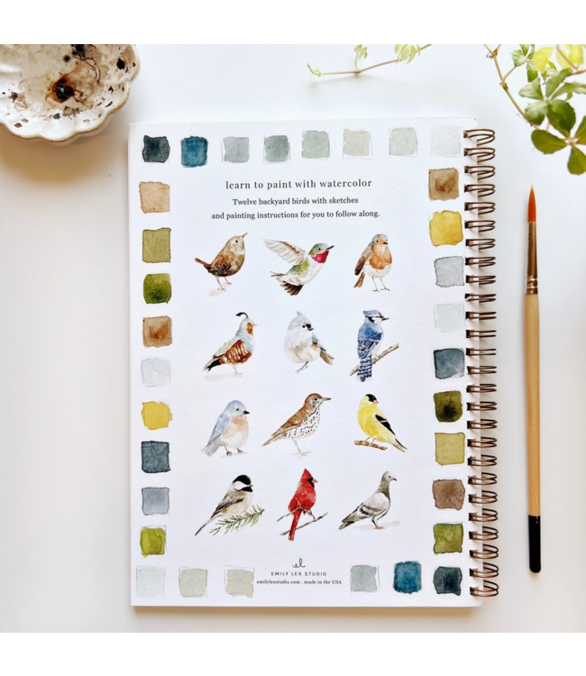 Emily Lex Studio Birds Watercolor Workbook