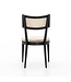 Four Hands Britt Dining Chair Savile Flax Black