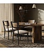 Four Hands Britt Dining Chair Savile Flax Black