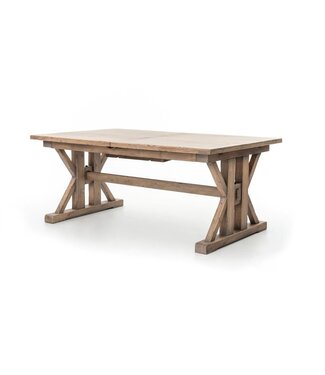 Four Hands Tuscanspring Ext Dining Table 72"/96" Sundried Wheat