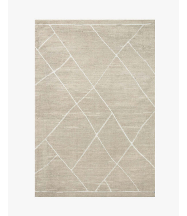 Logan Rug Oatmeal/White