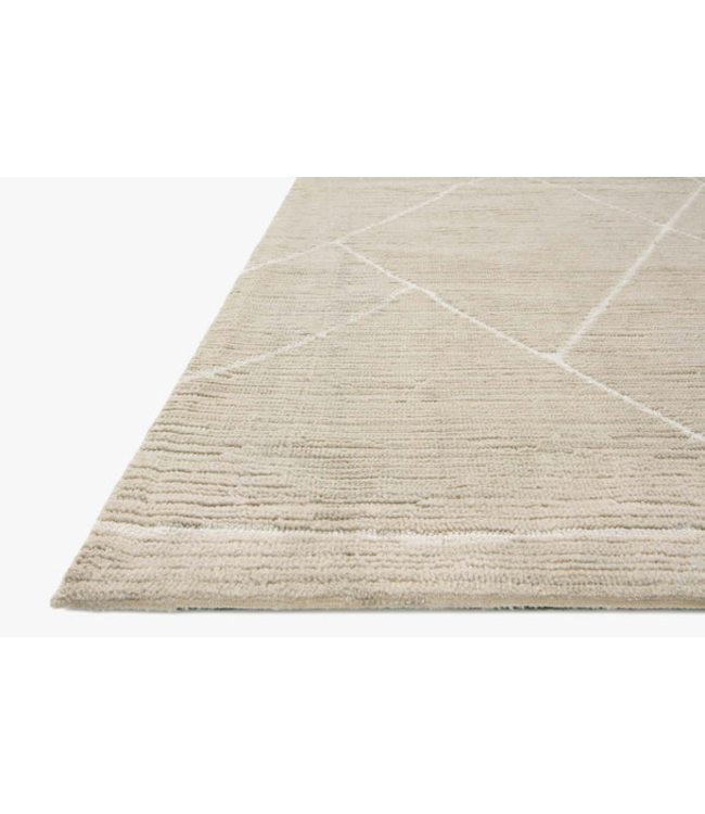 Logan Rug Oatmeal/White