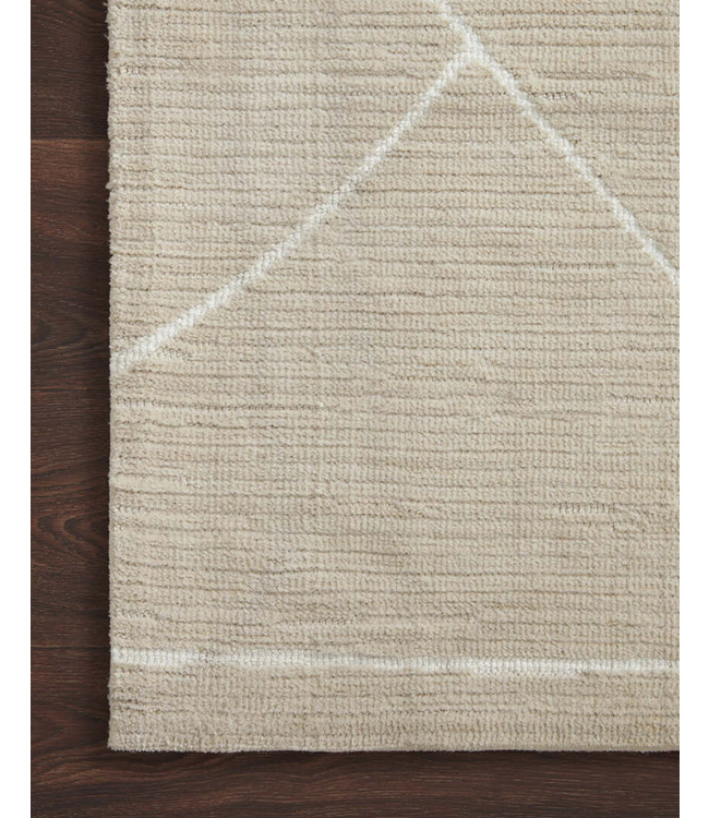 Logan Rug Oatmeal/White