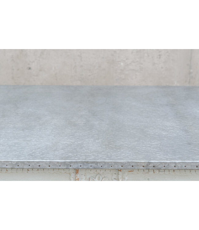 Fancy Zinc Top Table 111"