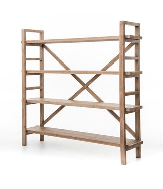 Toscana Large Bookshelf - Sundried Wheat