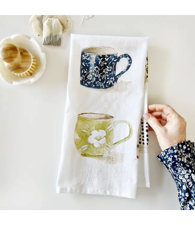 Mugs Tea Towel