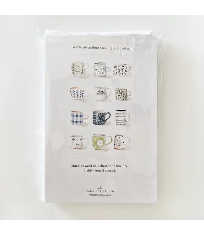 Mugs Tea Towel