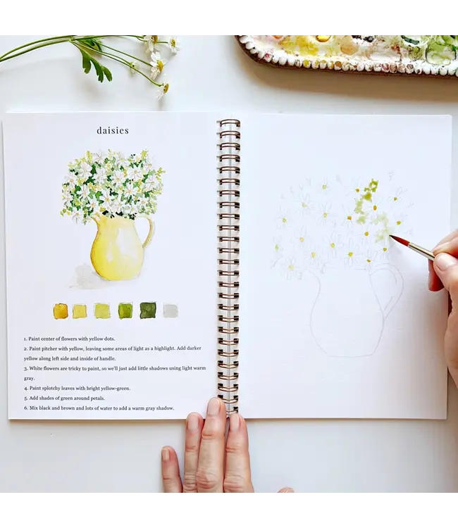 Emily Lex Studio Flowers Watercolor Workbook