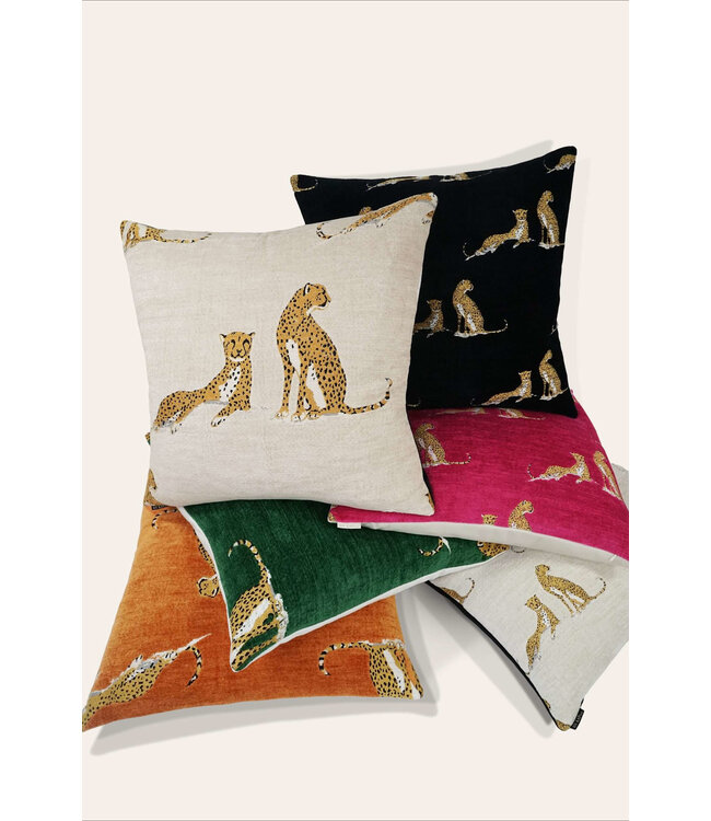 D.V. Kap Big Iris Pillow Ivory 24 x 24