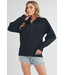 Funnel Neck Half Zip Pullover