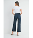 Just Black Denim Trouser Wide Leg Long Length Super Dark