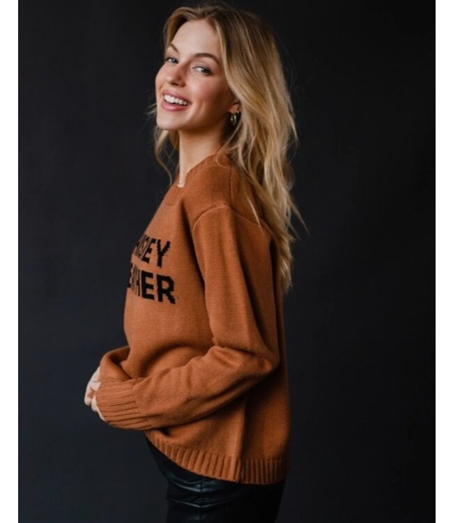 Whiskey Weather Sweater Brown
