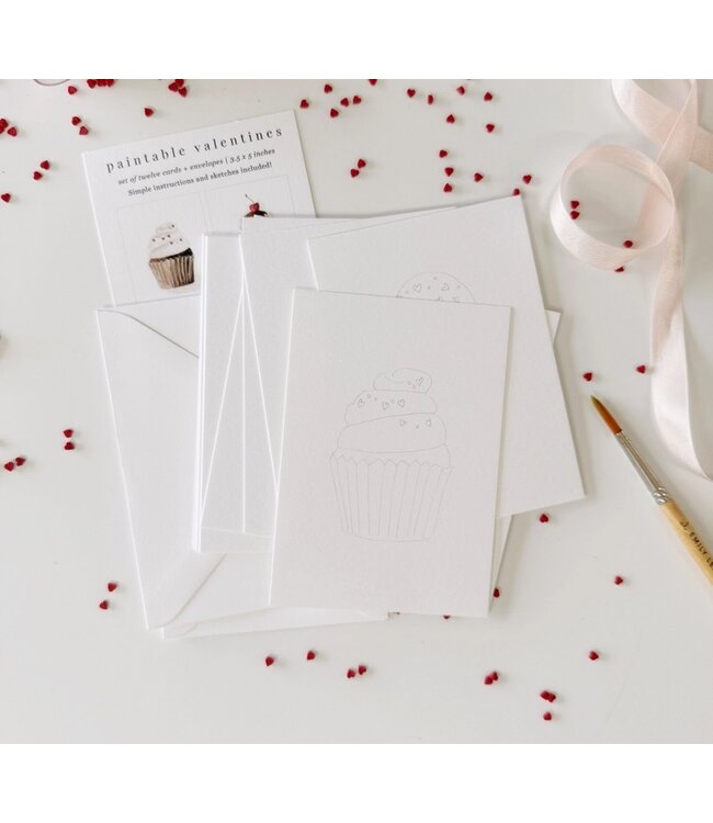 Emily Lex Studio Sweet Treats Paintable Valentines