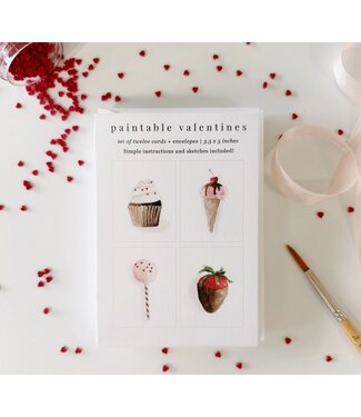 Emily Lex Studio Sweet Treats Paintable Valentines