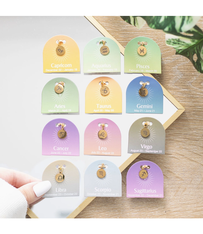 Gold Tone Zodiac Charm