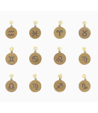 Gold Tone Zodiac Charm