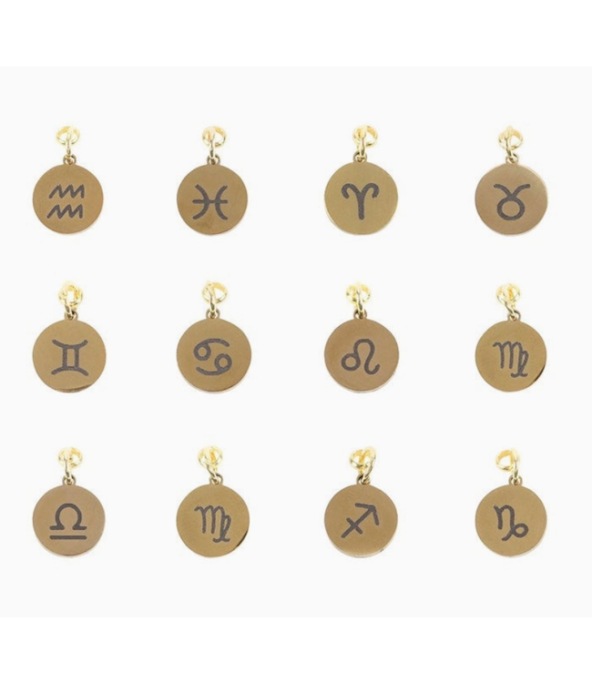 Gold Tone Zodiac Charm