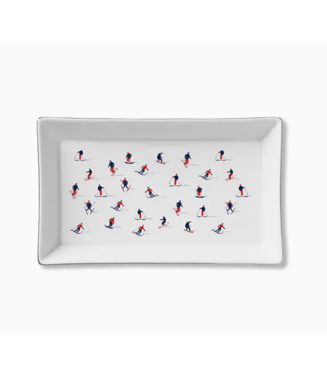 Ceramic Tray Skiers