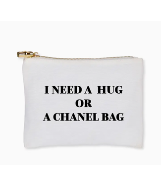 Flat Zip Bag I Need a Hug