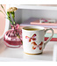 Pink Duo Butterfly Mug w/ Gold Trim