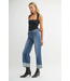 Just Black Denim Scissor Cut Cuffed Wide Leg Jean Medium