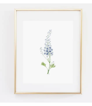 Emily Lex Studio Delphinium Art  Print 8 x 10