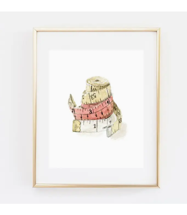 Emily Lex Studio Measuring Tapes Art Print 8 x 10