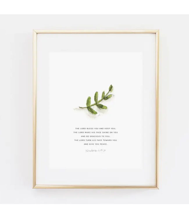 Emily Lex Studio Numbers 6:24-26 Branch Scripture Print 8 x 10