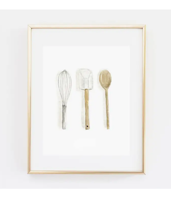 Emily Lex Studio Utensils Art Print 8 x 10