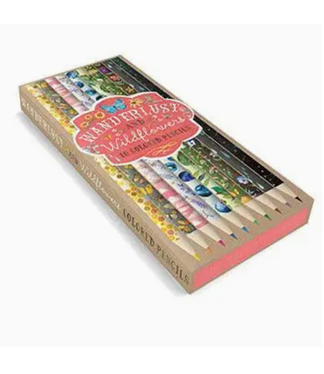 Wanderlust and Wildflowers Colored Pencils Set/10
