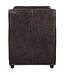 Roosevelt Leather Club Chair -Smoke