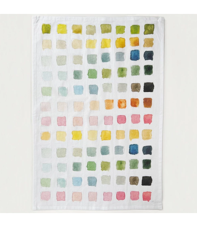 Emily Lex Studio Paint Swatch Tea Towel