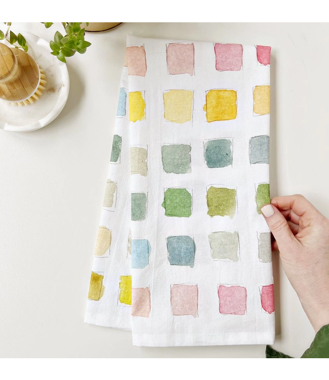 Emily Lex Studio Paint Swatch Tea Towel
