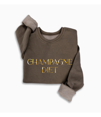 Champagne Diet Sweatshirt Mineral Brown
