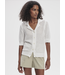 Varley Ellie Knit Shirt White