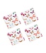 Demdaco Scattered Butterfly Fabric Napkins Set/4