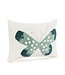Blue Butterfly Rectangular Accent Pillow