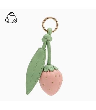 Melie Bianco Strawberry Vegan Bag Charm