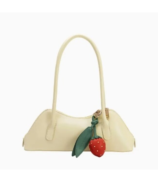 Melie Bianco Strawberry Vegan Bag Charm